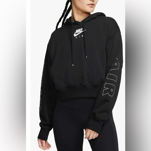 Nike Women's Black Air Hoodie - Picture 3 of 10